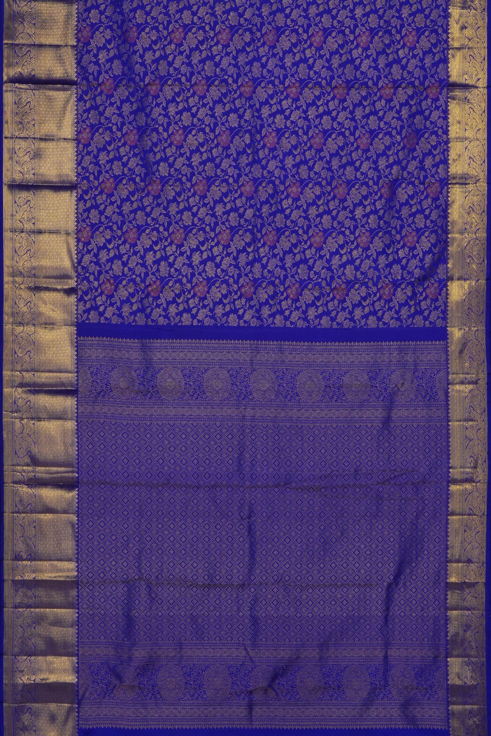 Image of Purple Kanchipattu Brocade Saree
