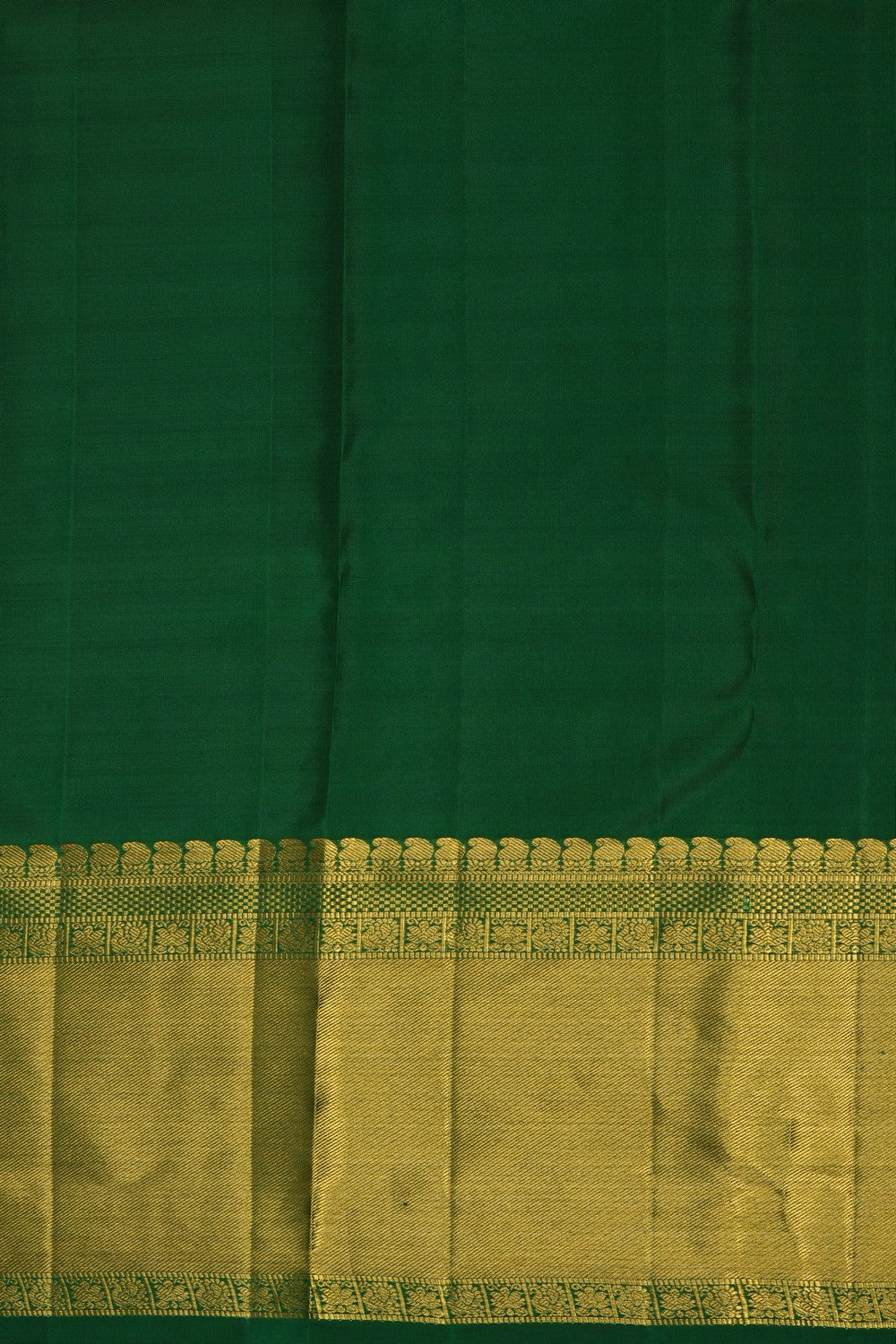Image of Red Kanchipattu Kattam Brocade Saree