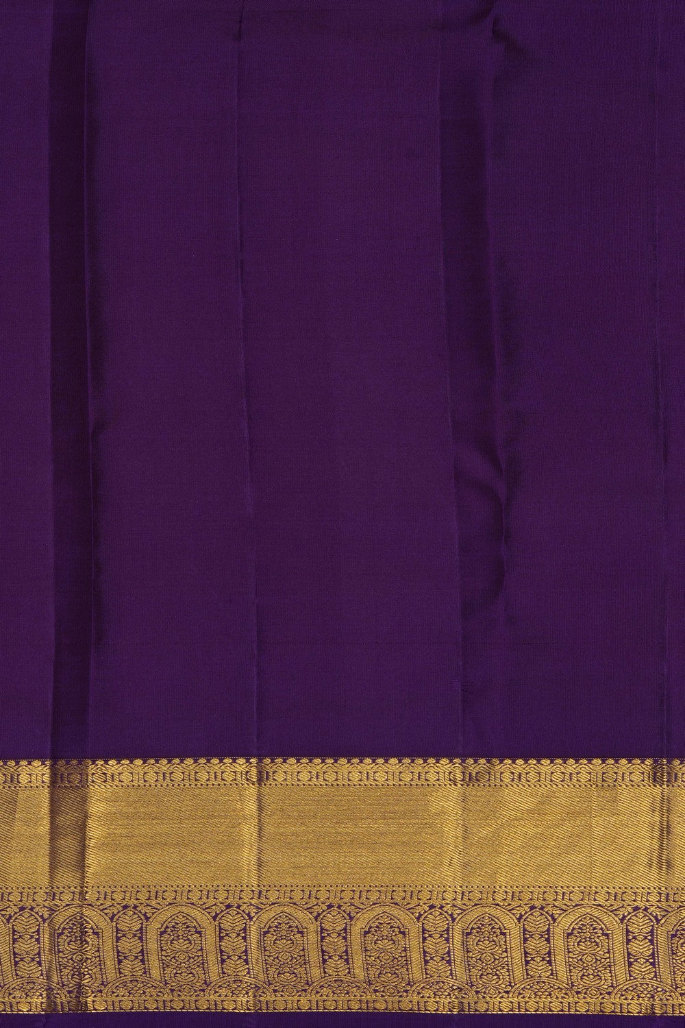 Image of Orange Kanchipattu Brocade Saree