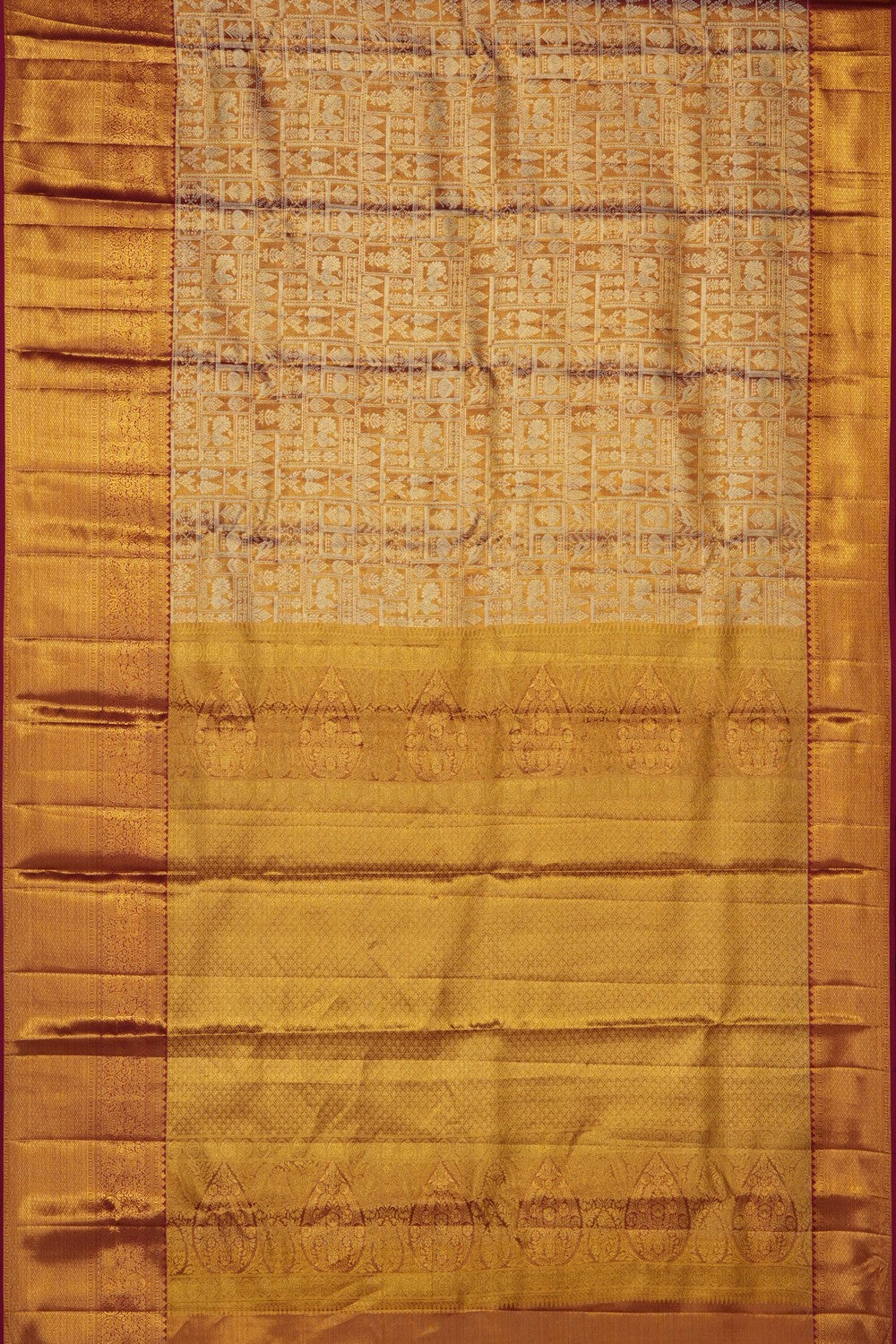 Image of Pink Kanchipattu Brocade Saree