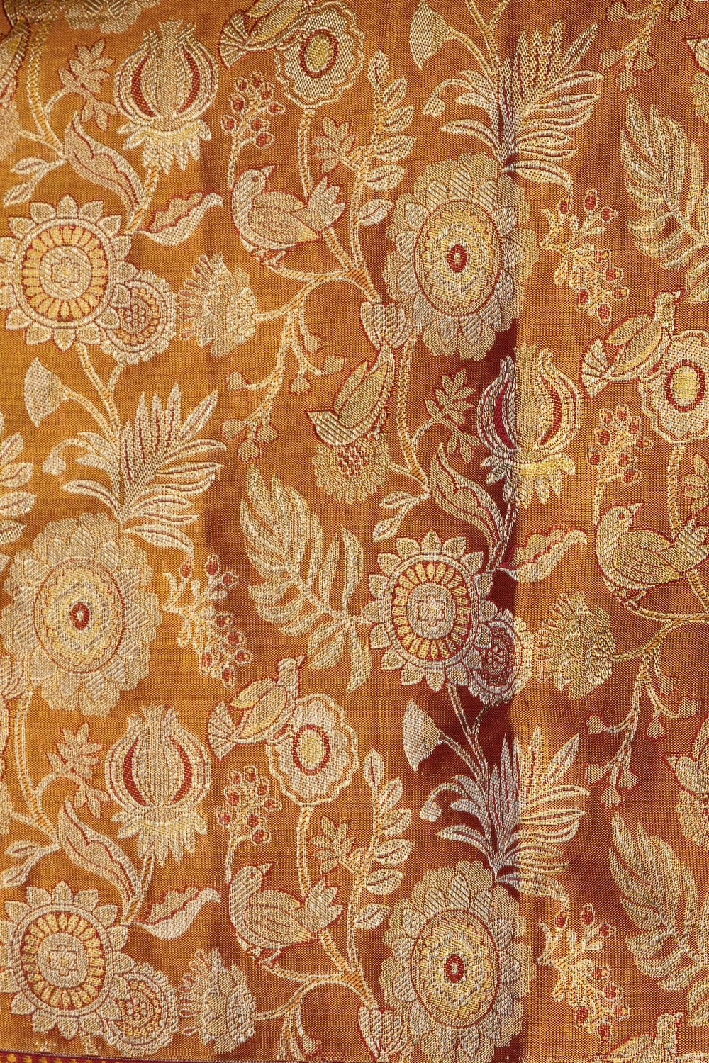 Image of Gold Kanchipattu Brocade Saree