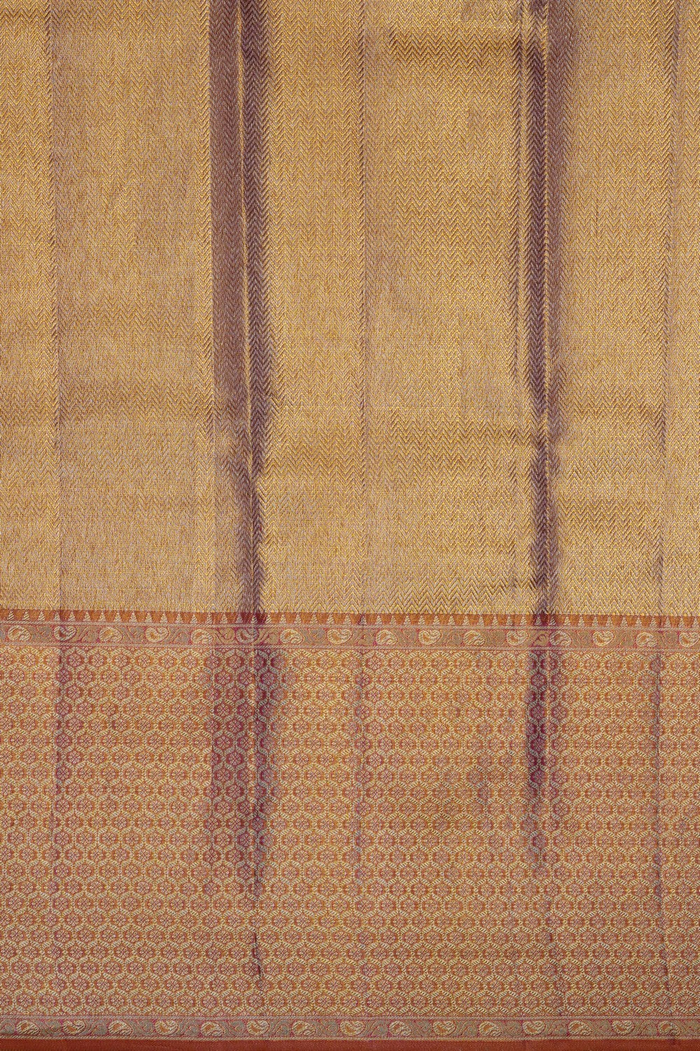 Image of Gold Kanchipattu Brocade Saree