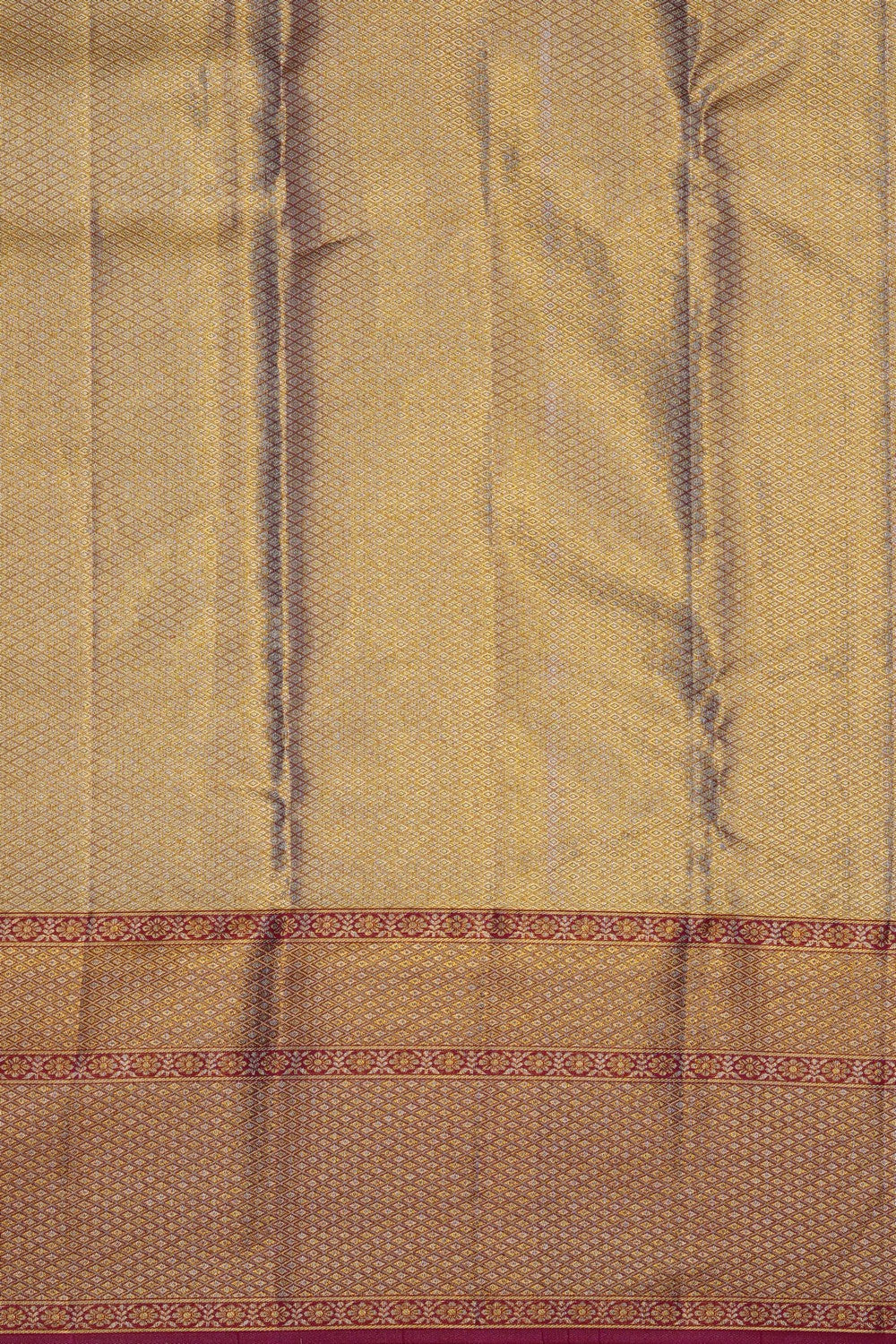Image of Green Kanchipattu Tissue Brocade Saree