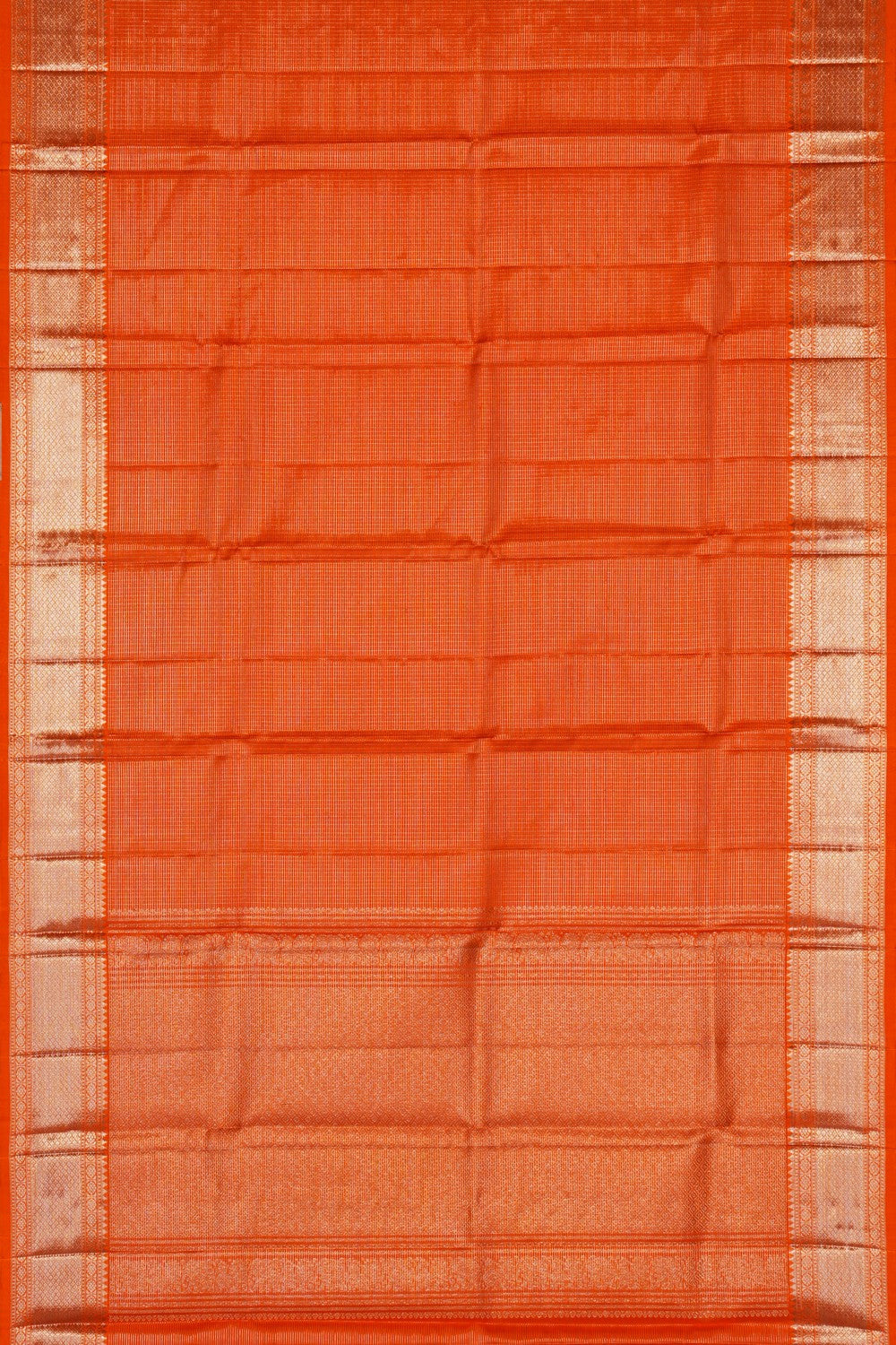 Image of Orange Kanchipattu Dupatta