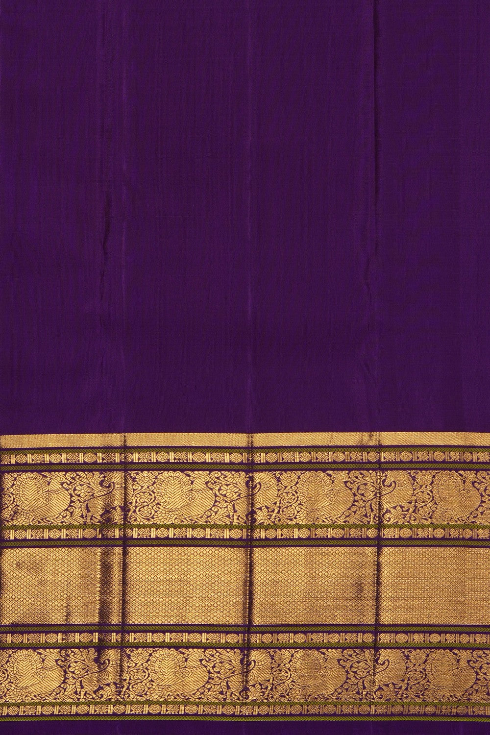 Image of Gold-Tissue Kanchipattu Saree