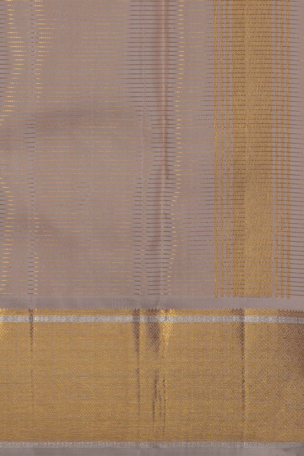 Image of Kanchi Silk Dhoti With Kanduva (8 X 4) 2 PCS Set