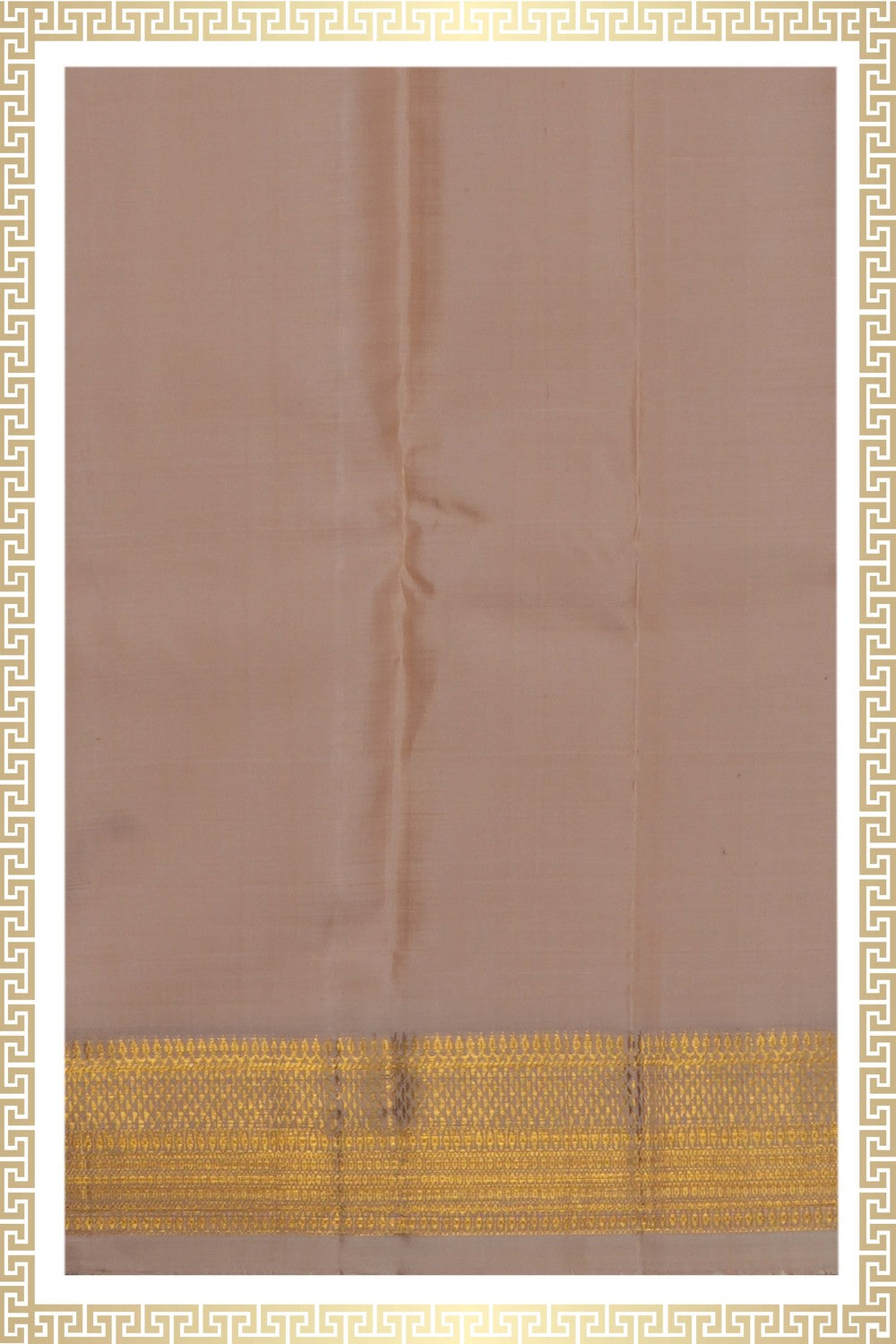 Image of Kanchi Silk Dhoti With Kanduva (8 X 4) 2 PCS Set