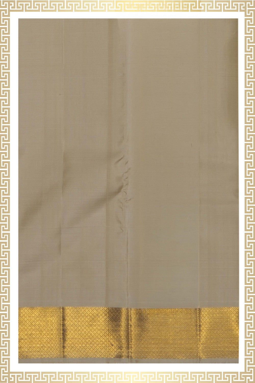 Image of Kanchi Silk Dhoti With Kanduva (8 X 4) 2 PCS Set