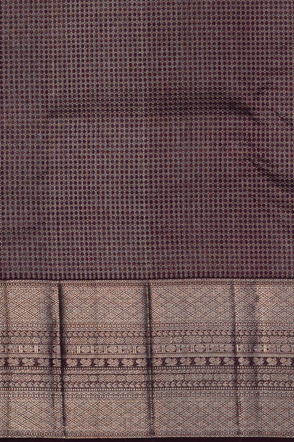 Image of Pink Linen-Kanchi Saree