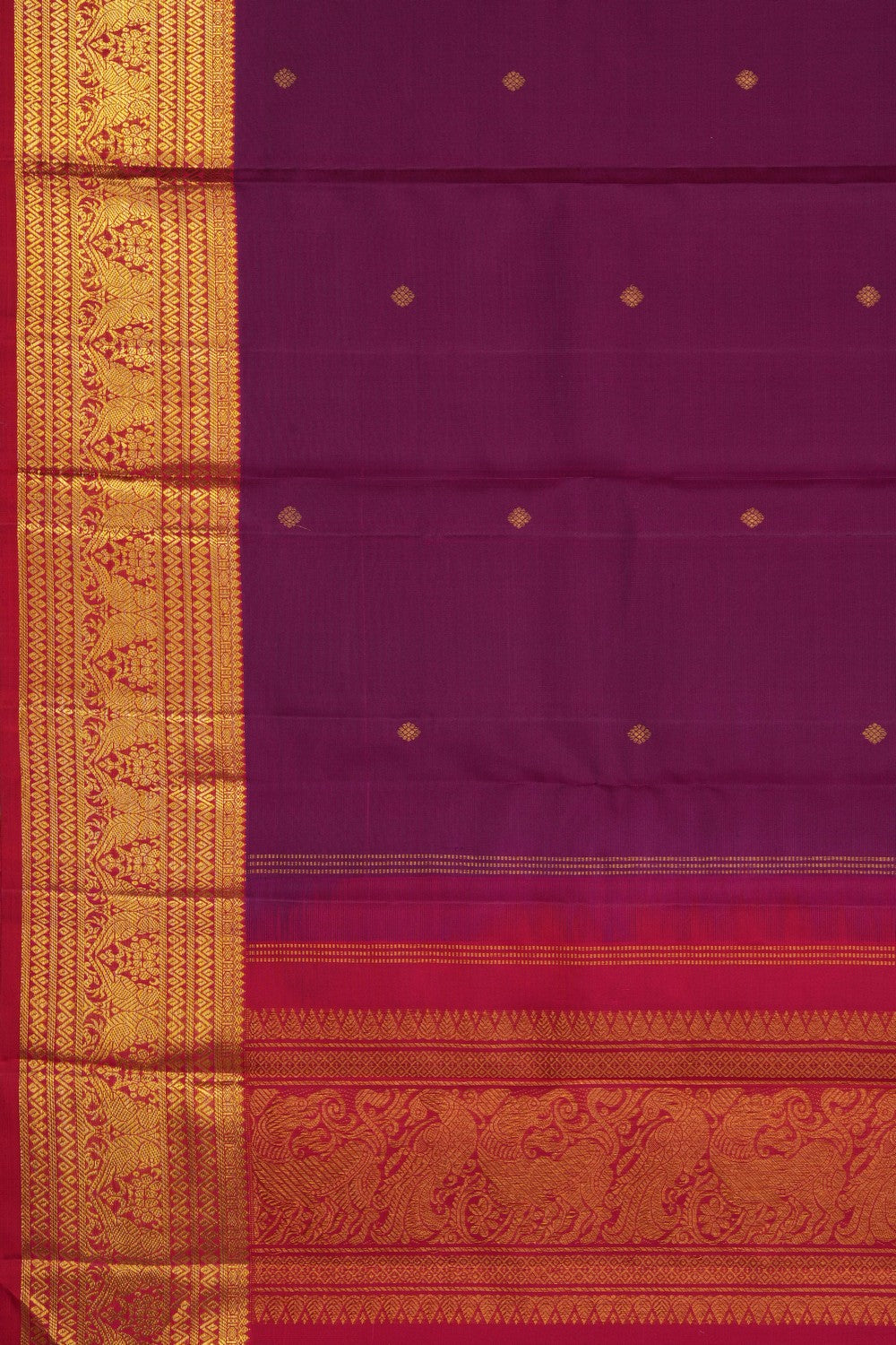 Image of Violet Kanchipattu Dupatta