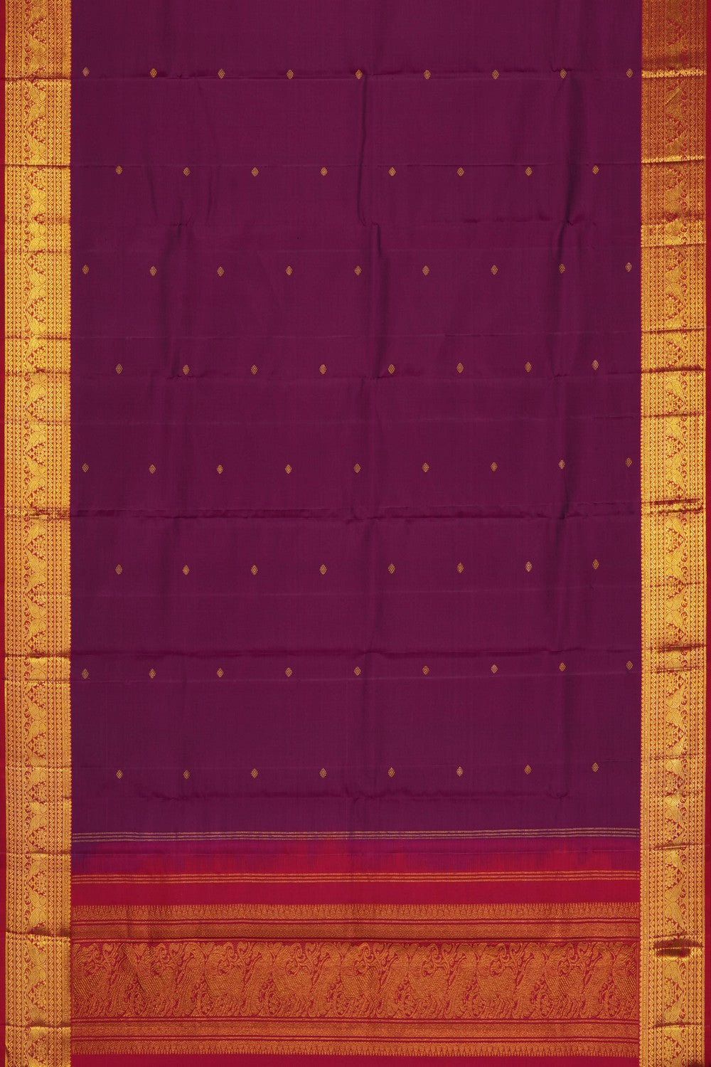Image of Violet Kanchipattu Dupatta