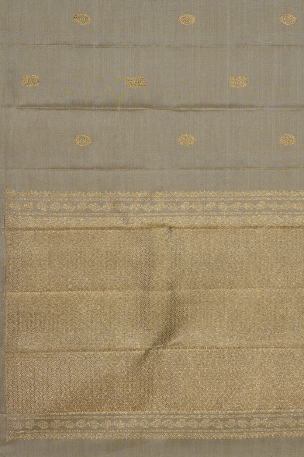 Image of Grey Kanchipattu Dupatta
