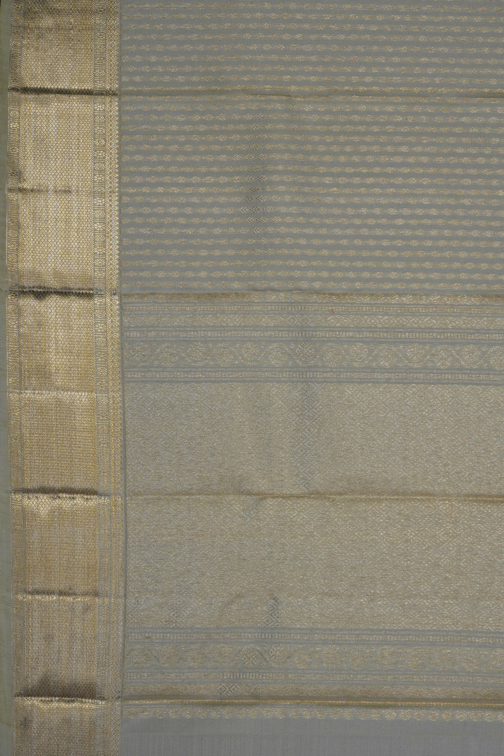 Image of Off-White Kanchipattu Dupatta