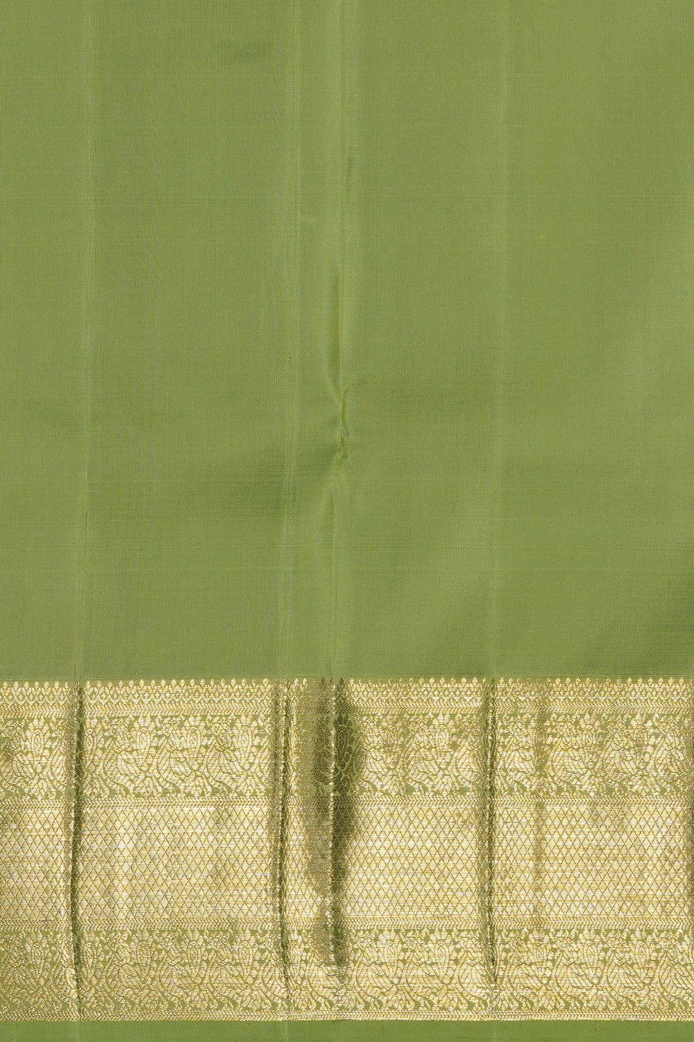 Image of Mint-Green Kanchipattu Brocade Saree