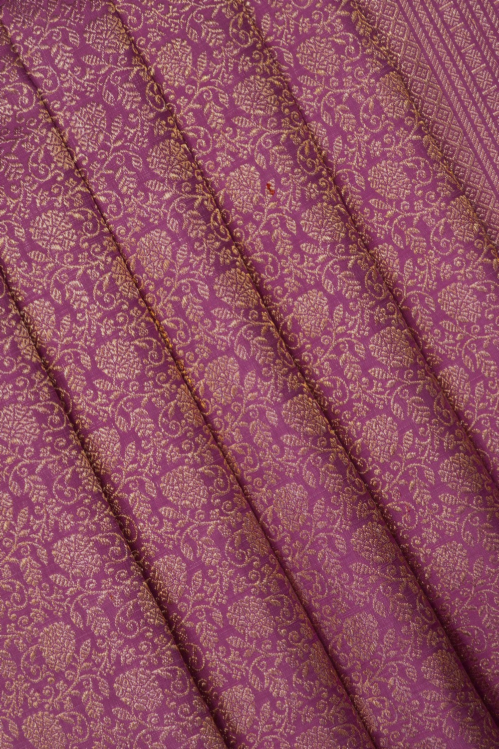 Image of Purple Kanchipattu Brocade Saree