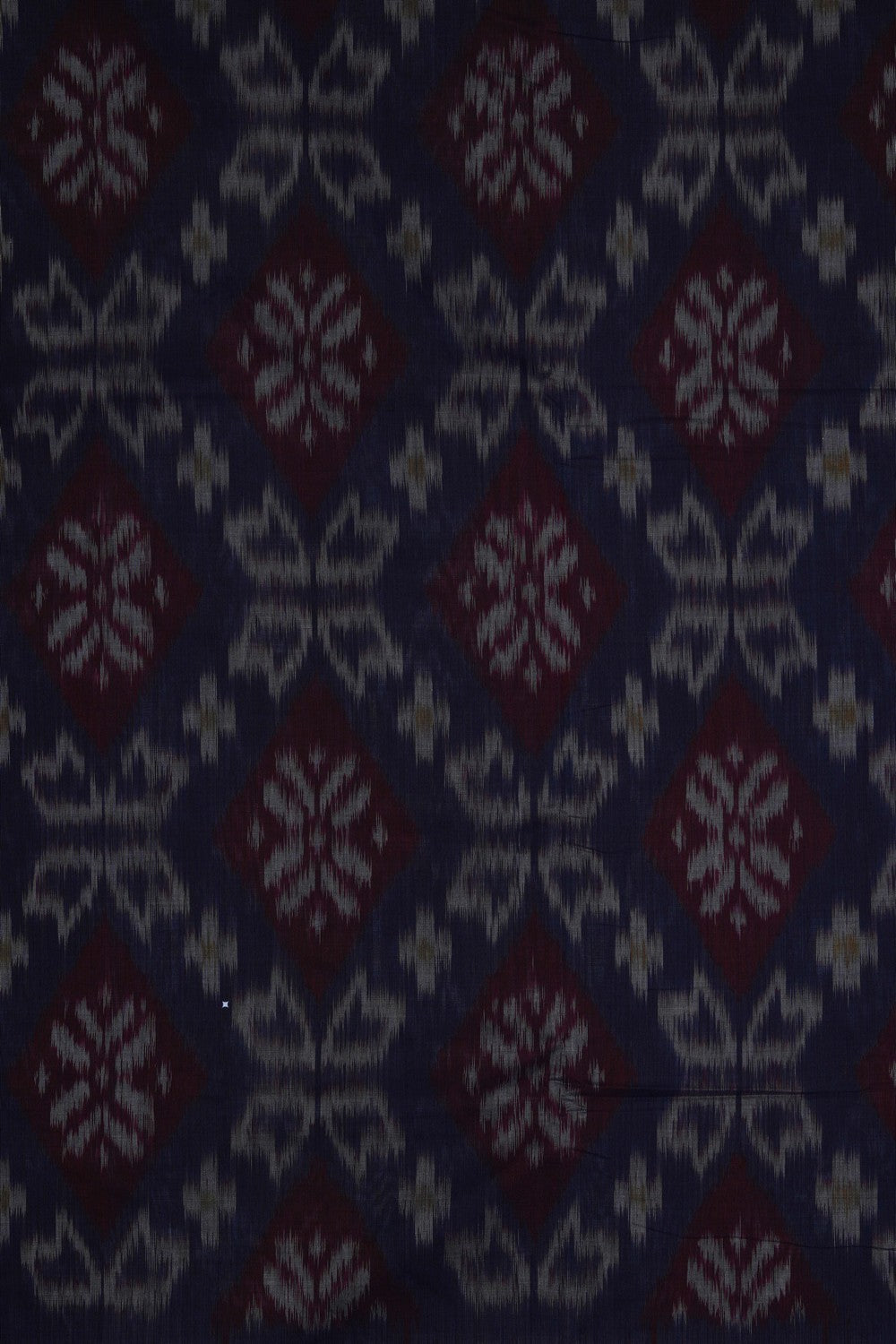 Image of Purple Pochampally Ikat Cotton Saree