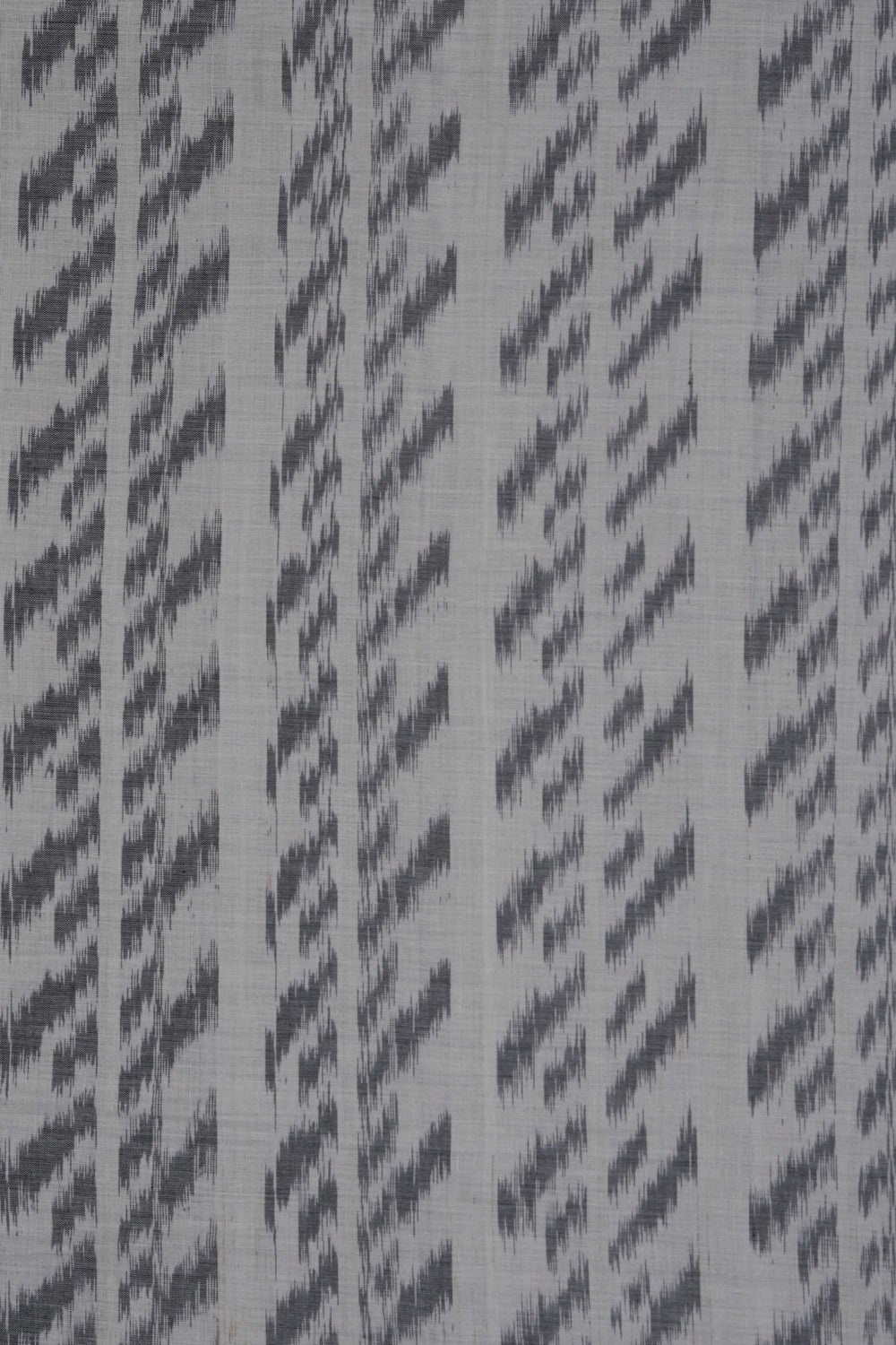 Image of Off-White Pochampally Ikat Cotton Saree