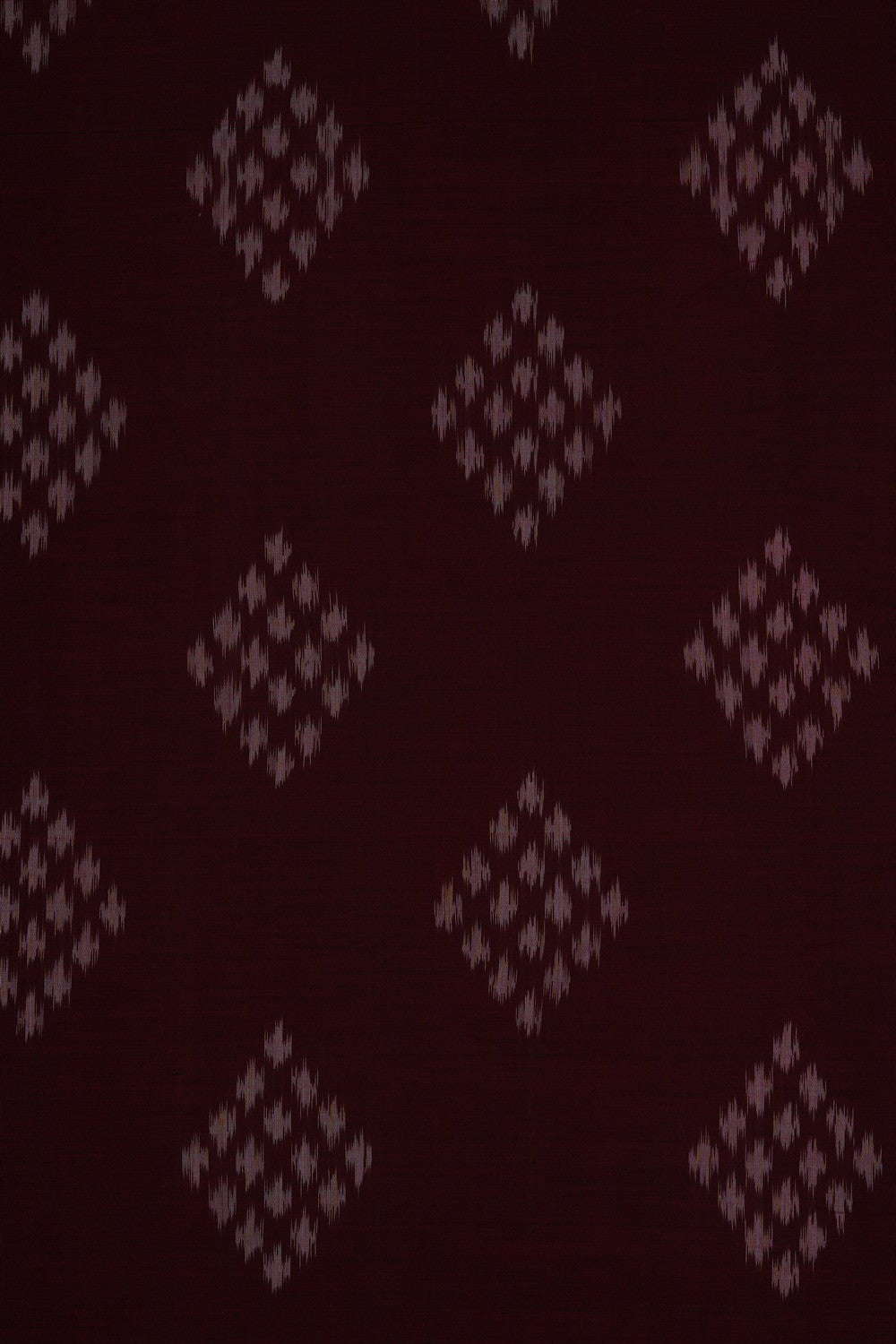 Image of Maroon Pochampally Ikat Cotton Saree