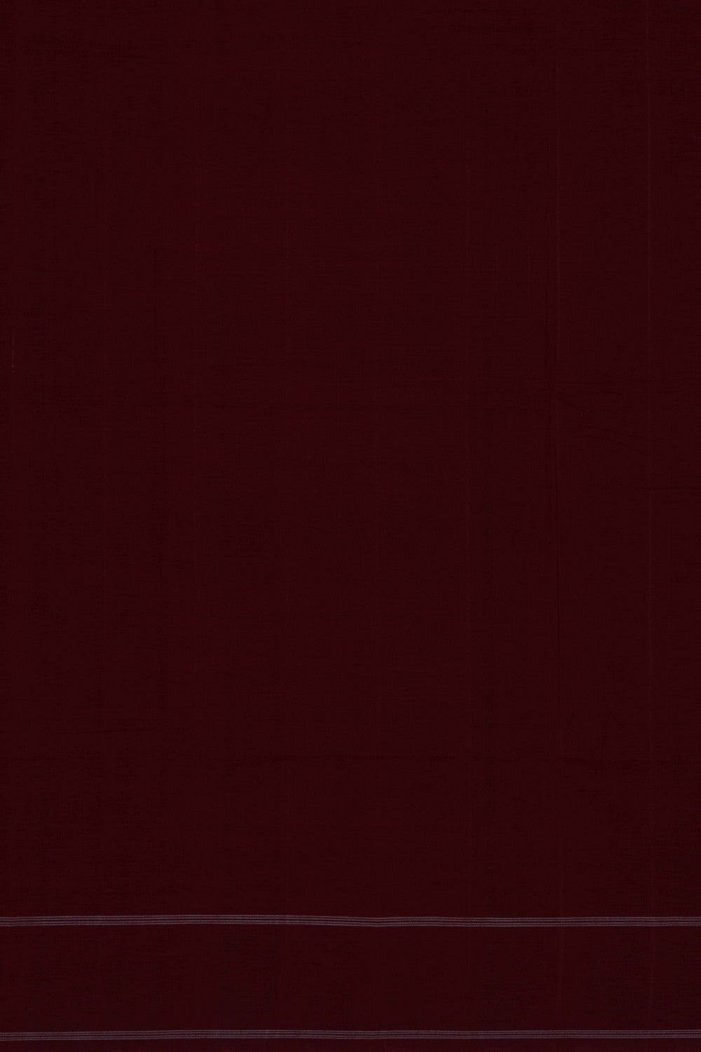 Image of Maroon Pochampally Ikat Cotton Saree