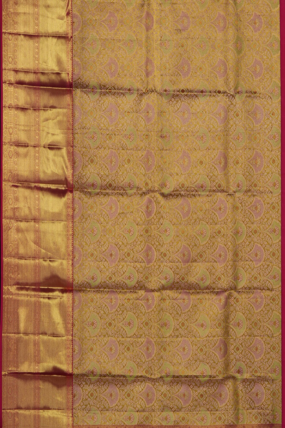 Image of Kanchipattu Pavada Unstitched Set