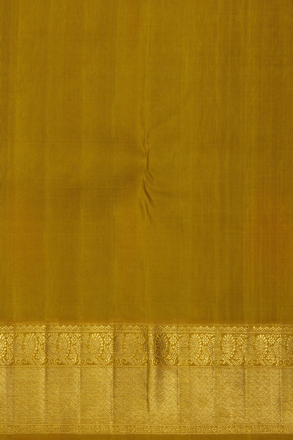 Image of Green Arani Silk Brocade Saree