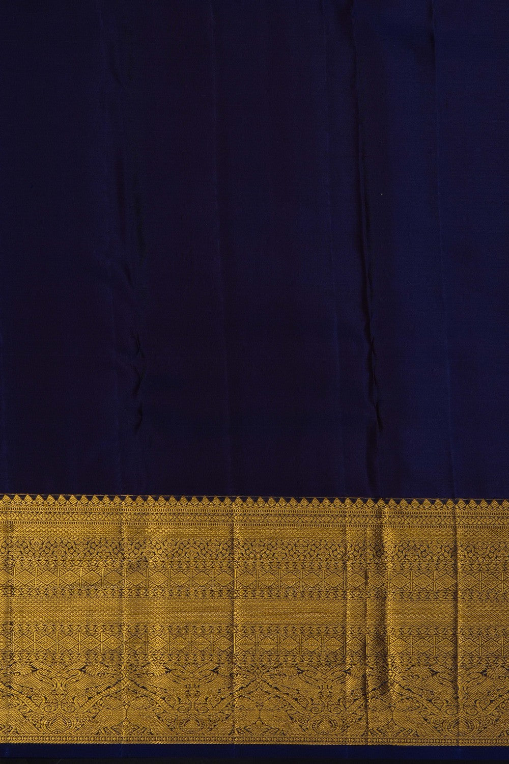 Image of Orange Kanchipattu Brocade Saree