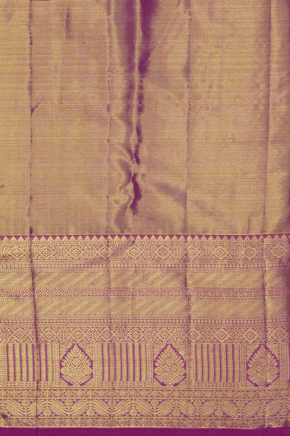 Image of Pink Kanchipattu Tissue Brocade Saree