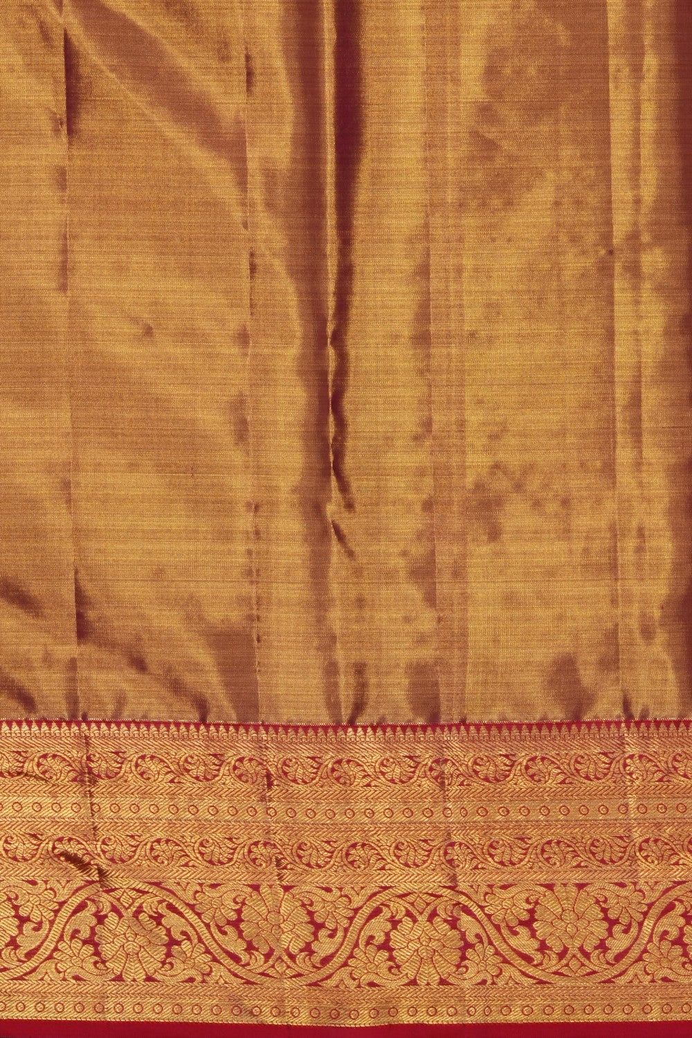 Image of Gold Kanchipattu Tissue Brocade Saree