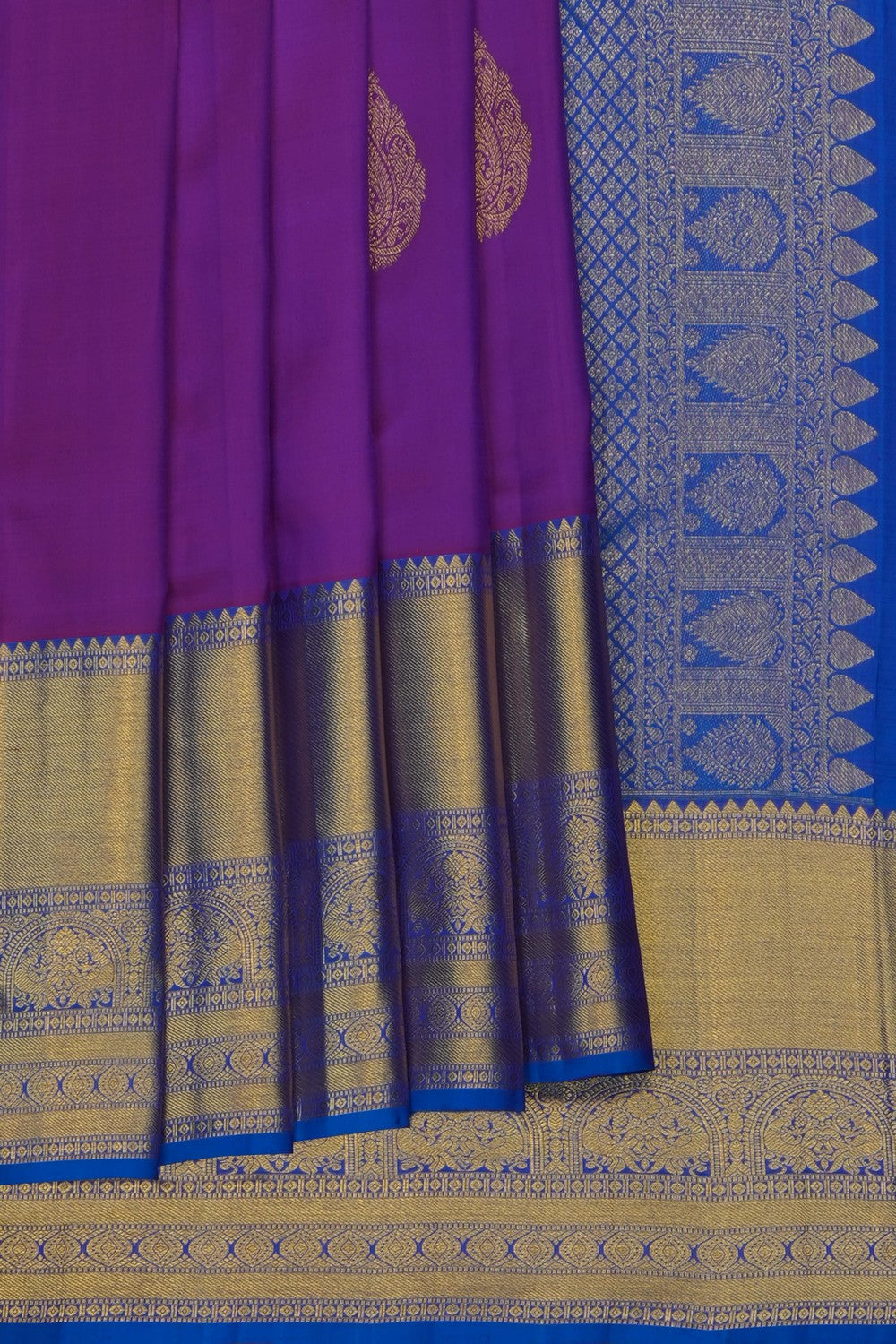 Image of Purple South Silk Saree