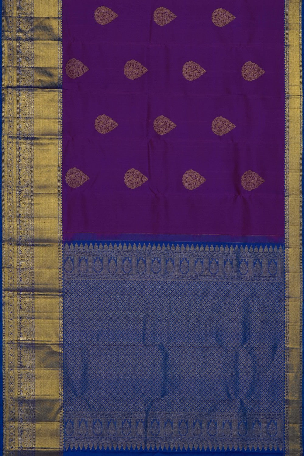 Image of Purple South Silk Saree