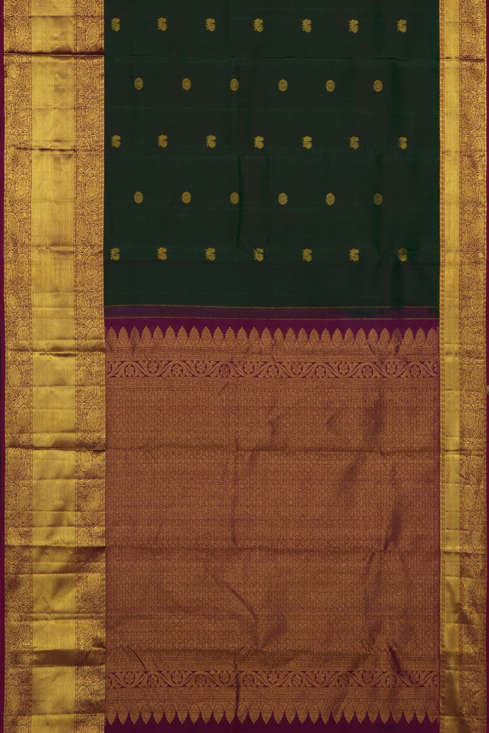 Image of Green South Silk Saree