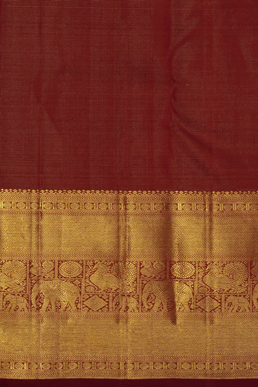 Image of Red South Silk Saree