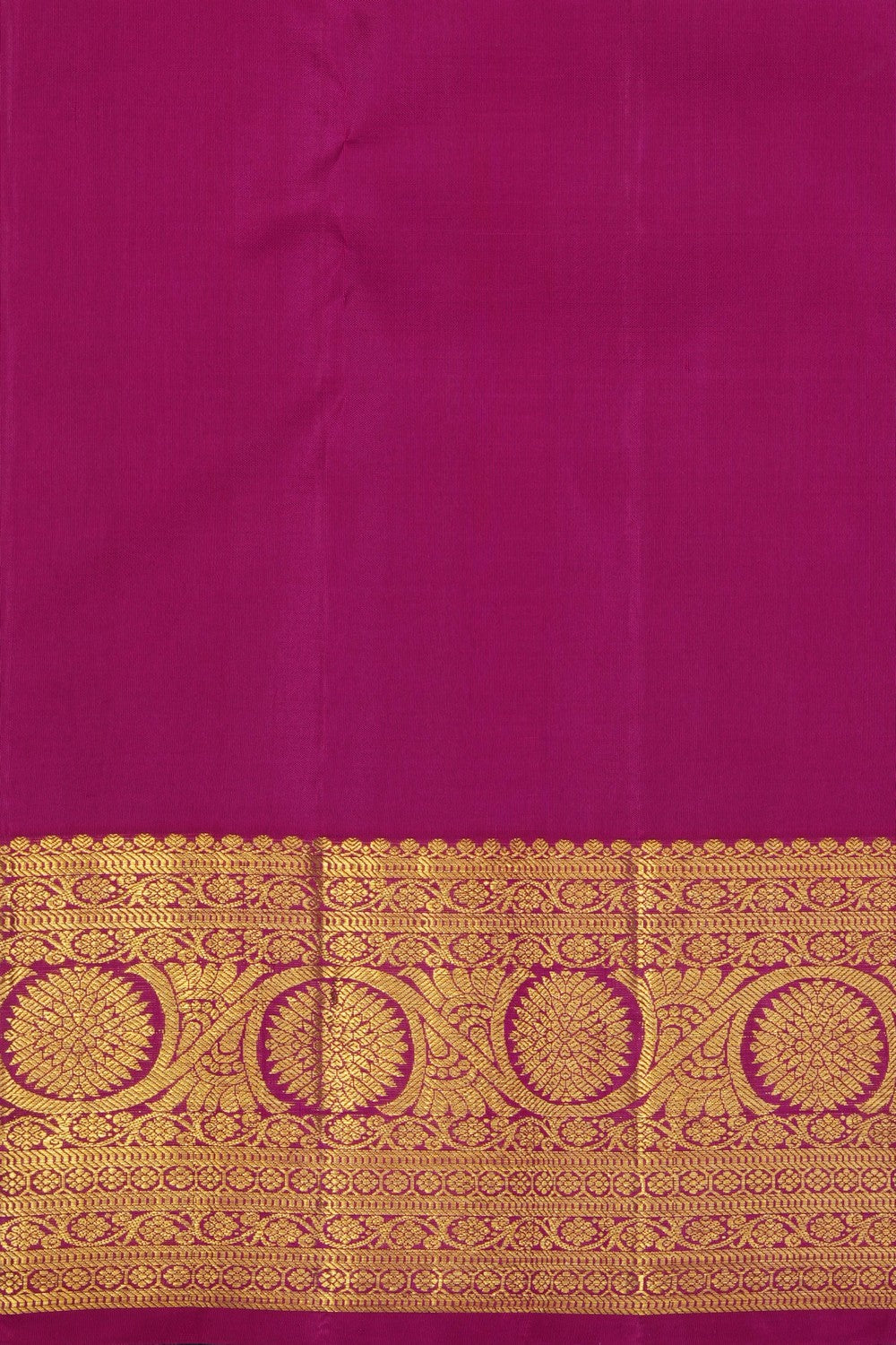 Image of Orange South Silk Saree
