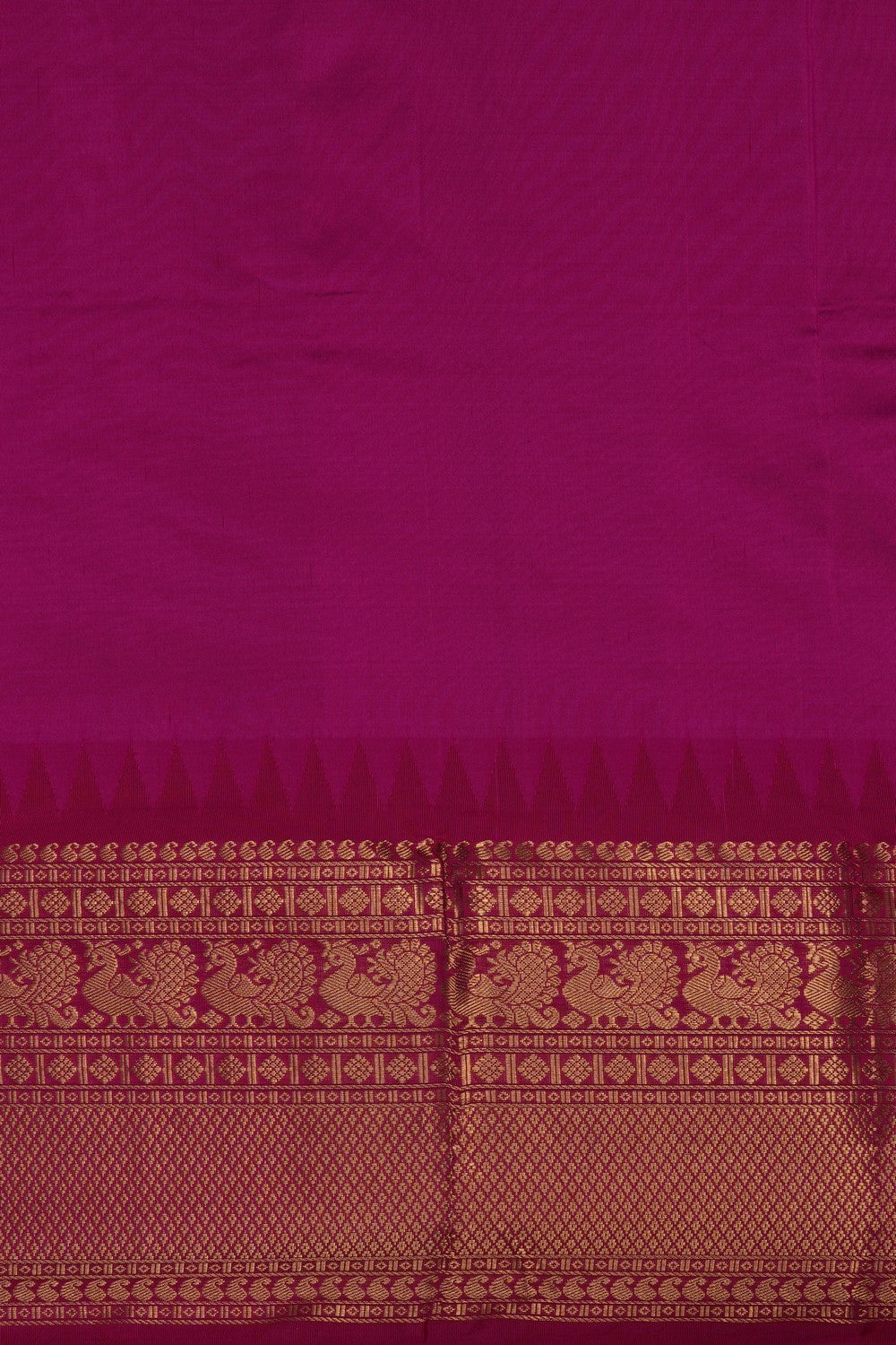 Image of Pink Narayanpet Silk Saree