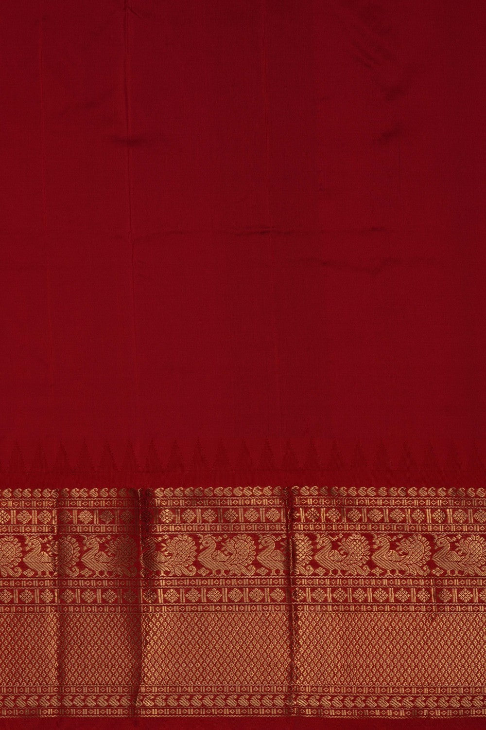 Image of Green Narayanpet Silk Saree