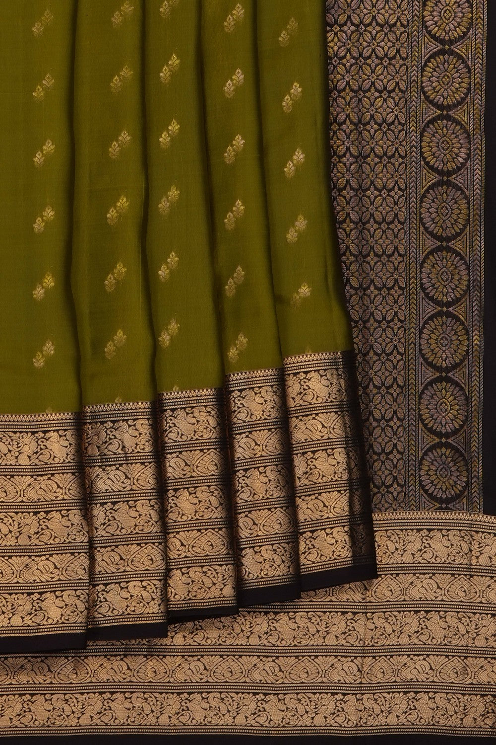 Image of Green South Silk Saree