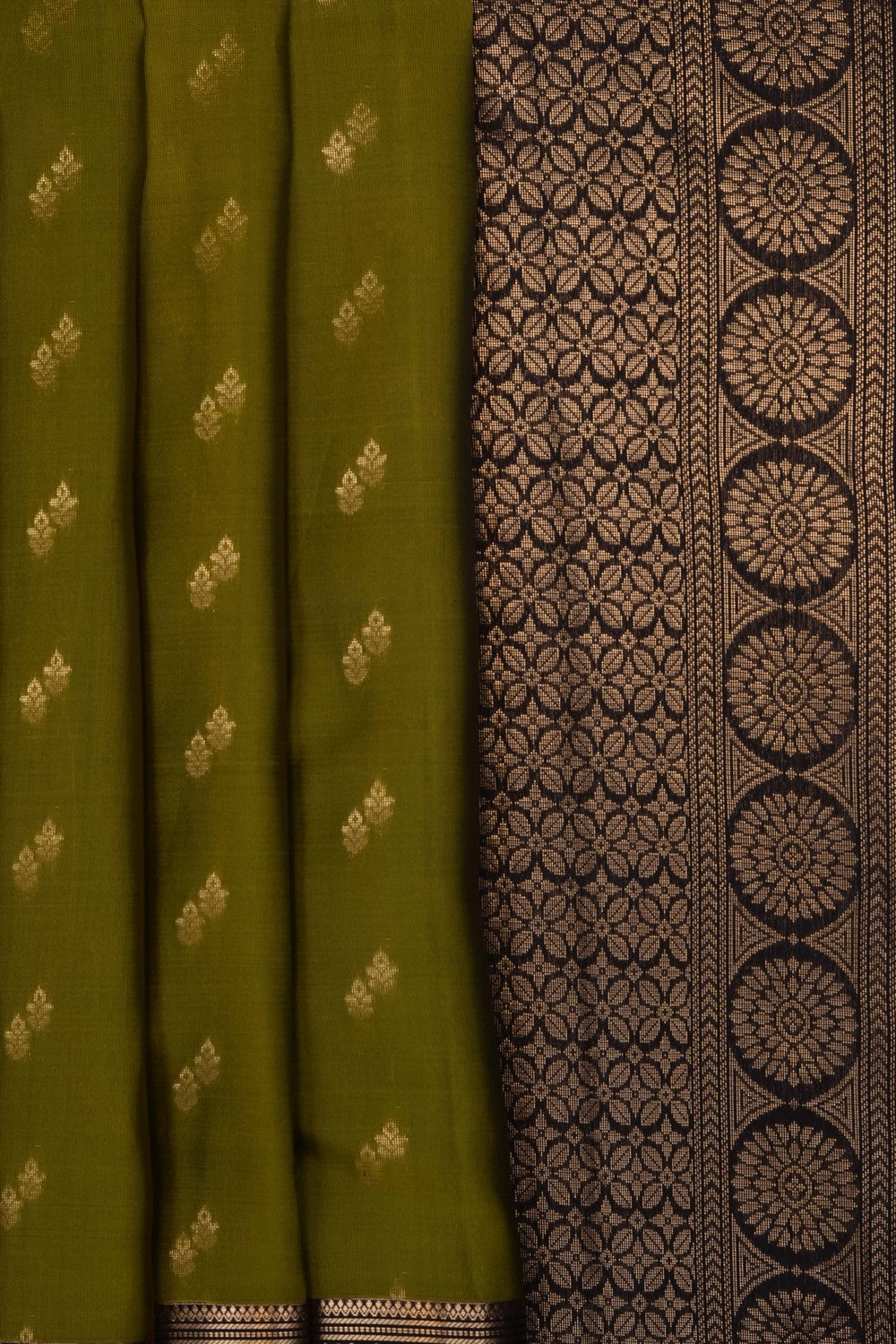 Image of Green South Silk Saree