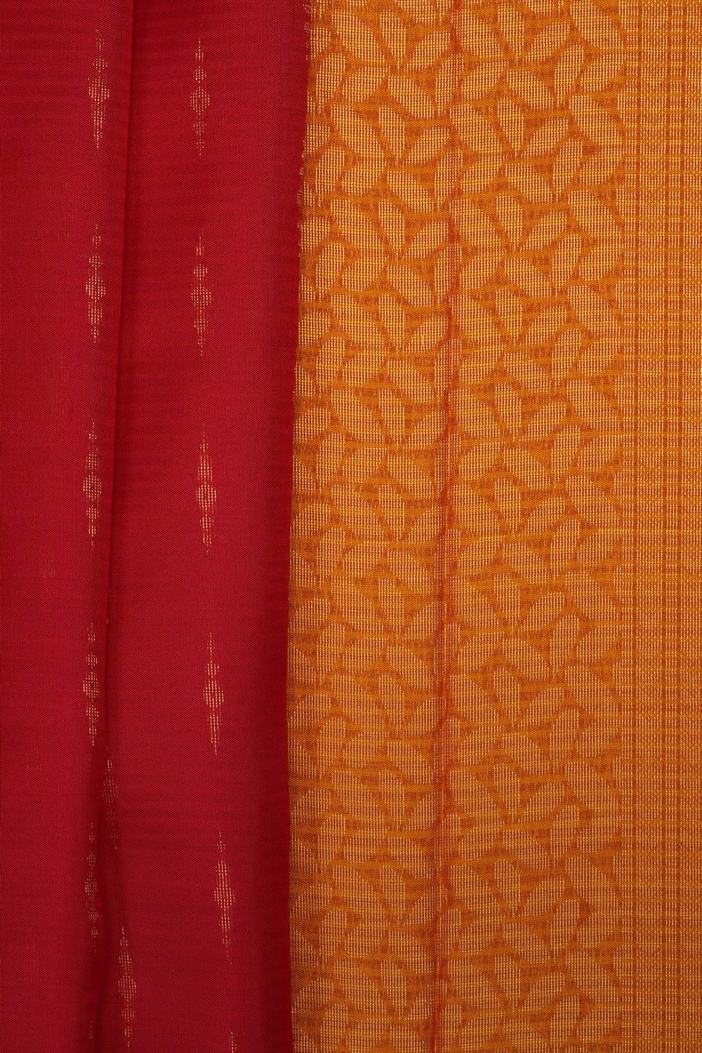 Image of Red South Silk Saree