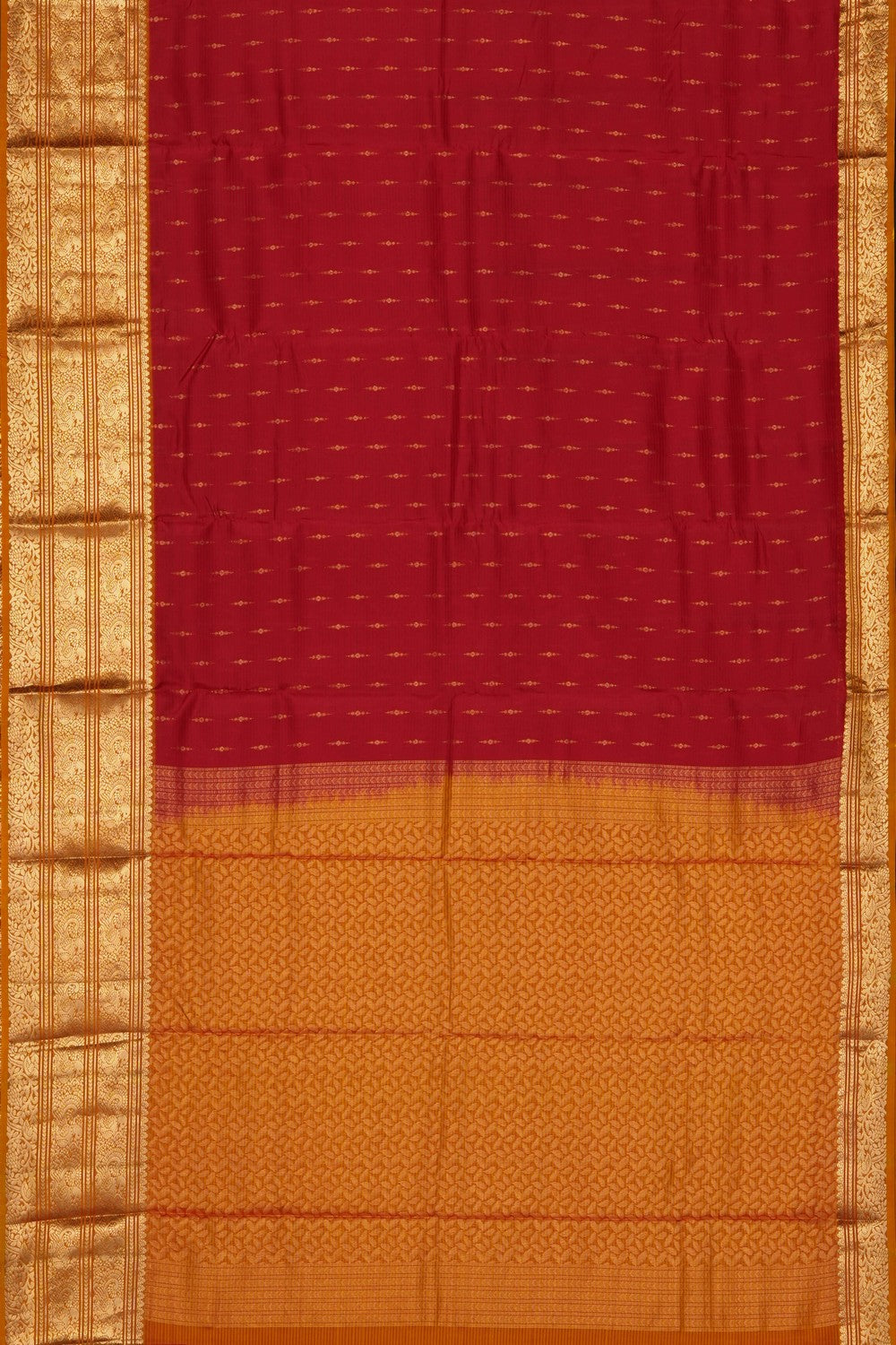 Image of Red South Silk Saree