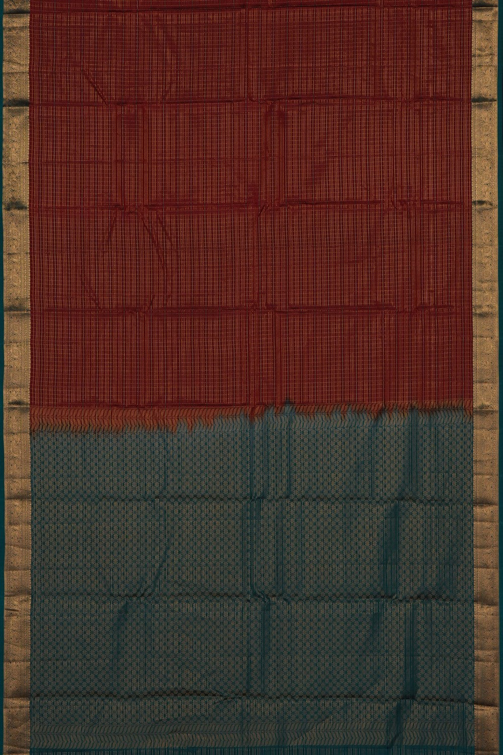 Image of Red South Silk Saree