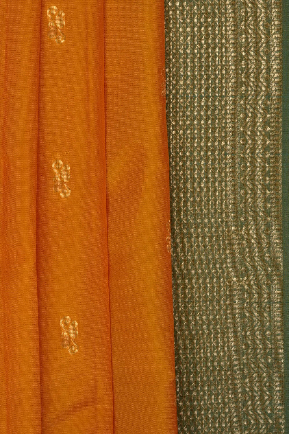 Image of Mustard South Silk Saree