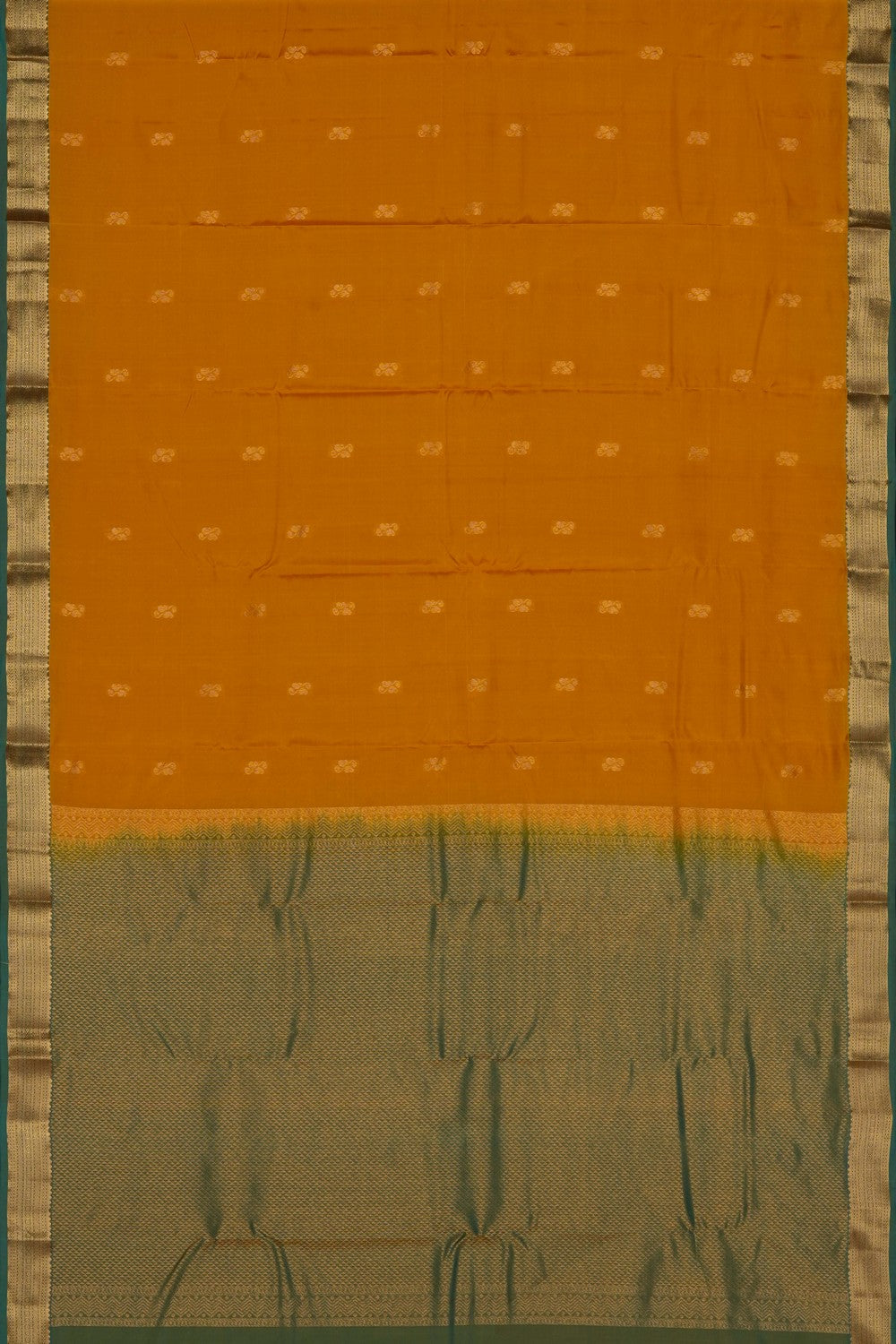 Image of Mustard South Silk Saree