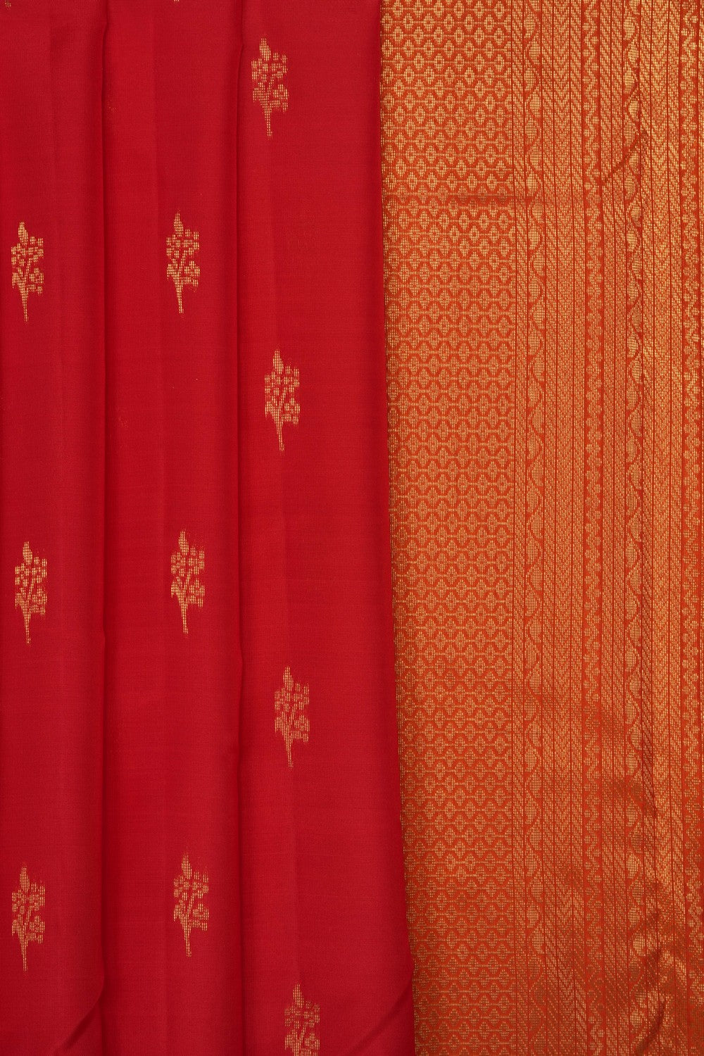 Image of Red South Silk Saree