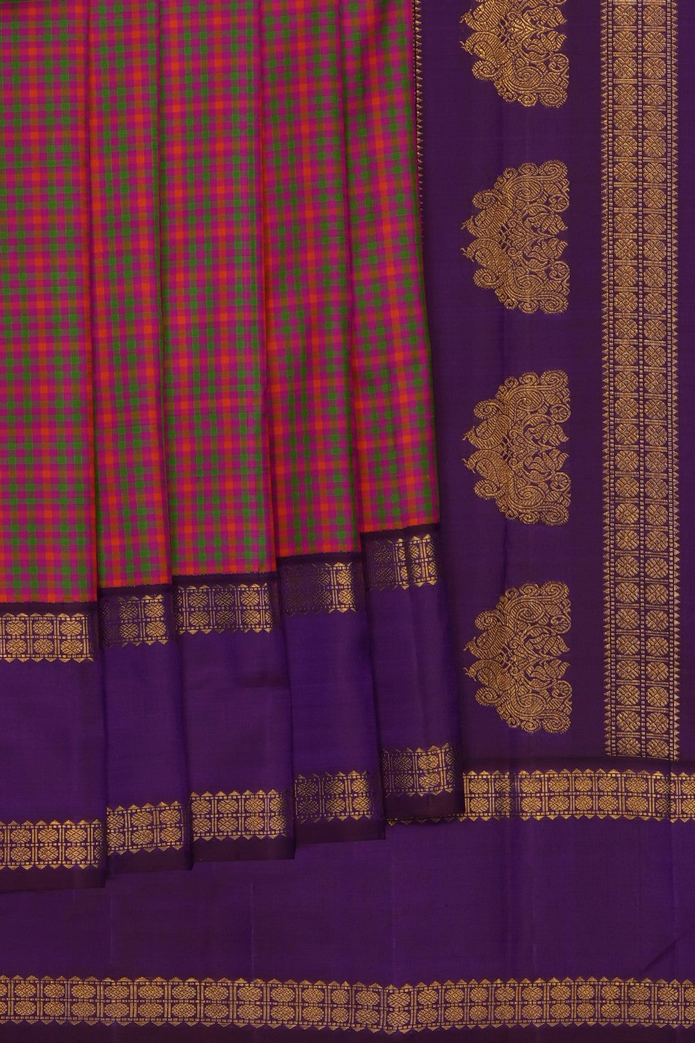 Image of Pink Arani Silk Saree
