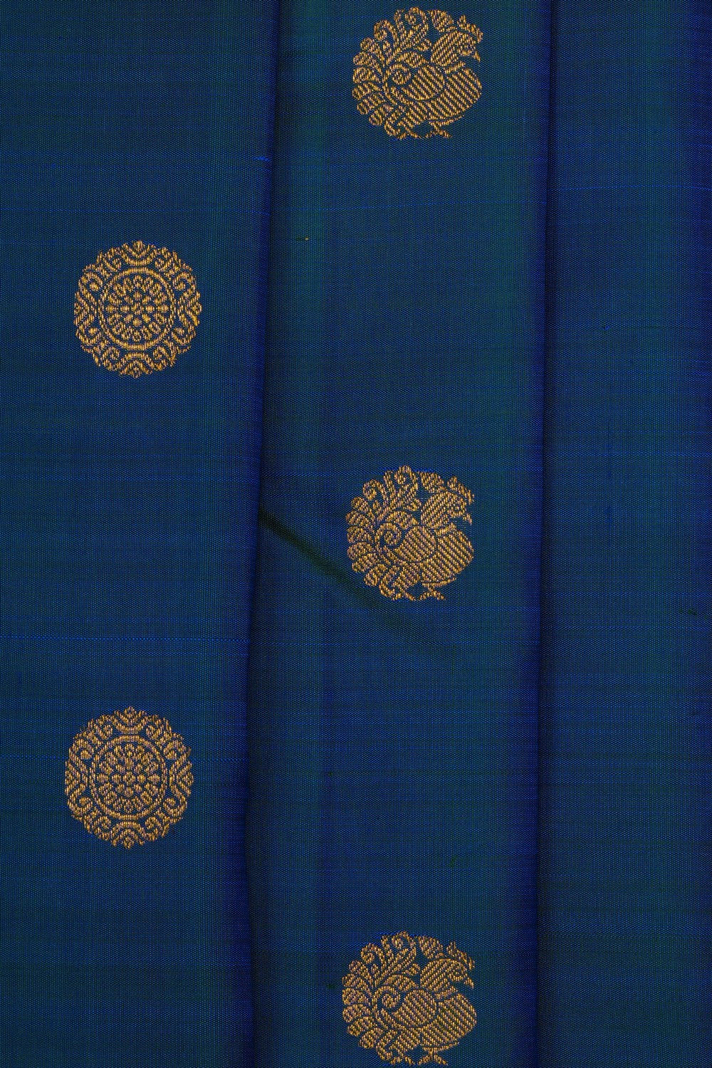 Image of Blue Arani Silk Saree