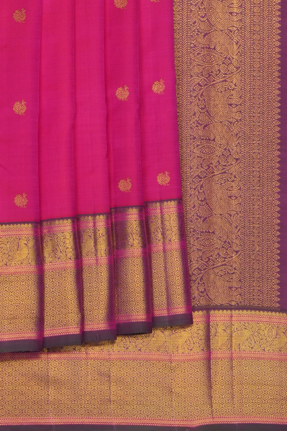 Image of Pink Arani Silk Saree