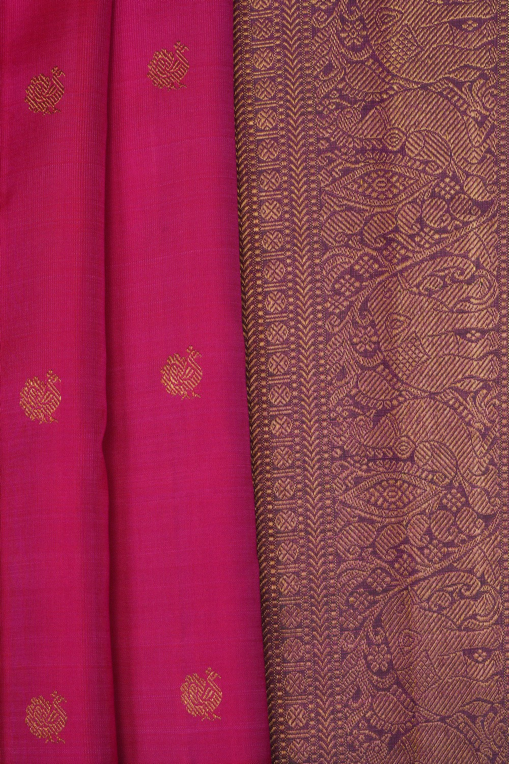 Image of Pink Arani Silk Saree