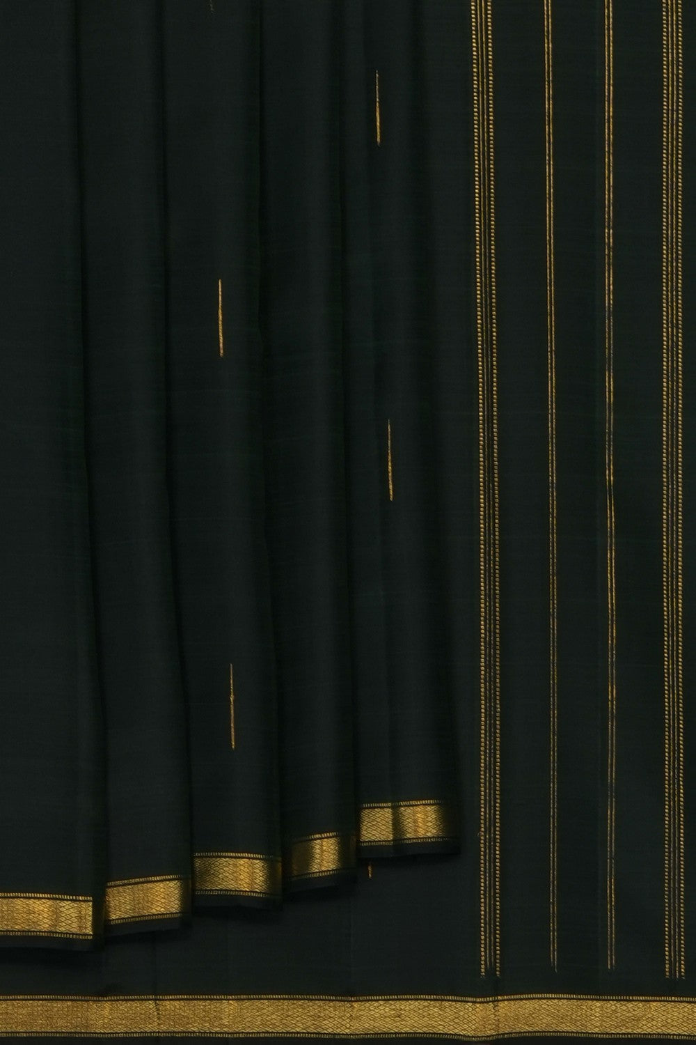Image of Green Arani Silk Saree