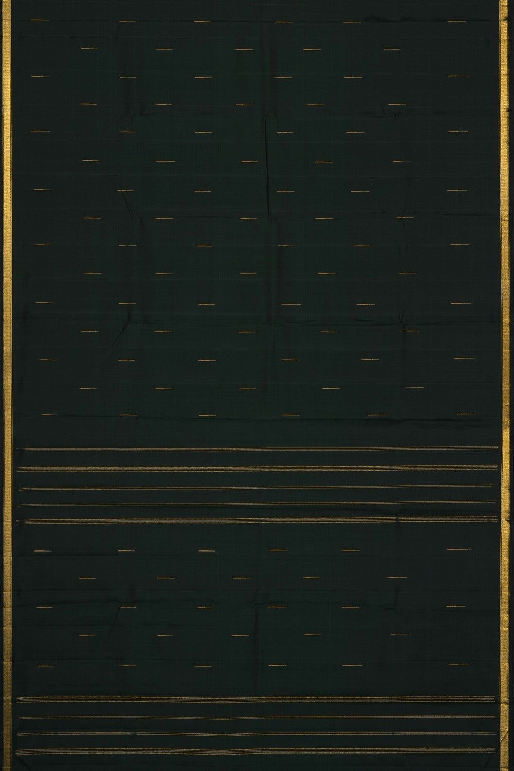 Image of Green Arani Silk Saree