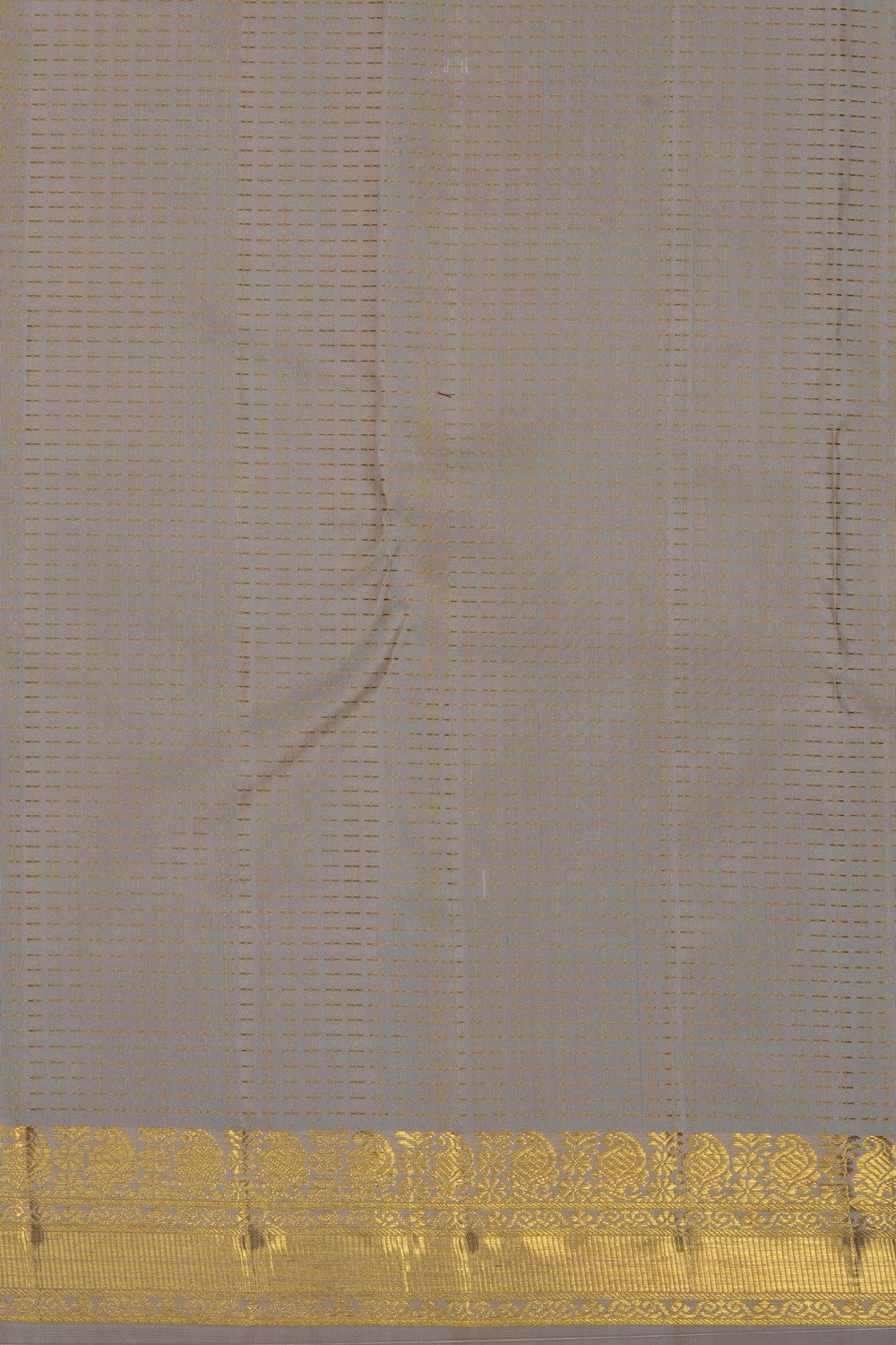 Image of Off-White Arani Silk Saree